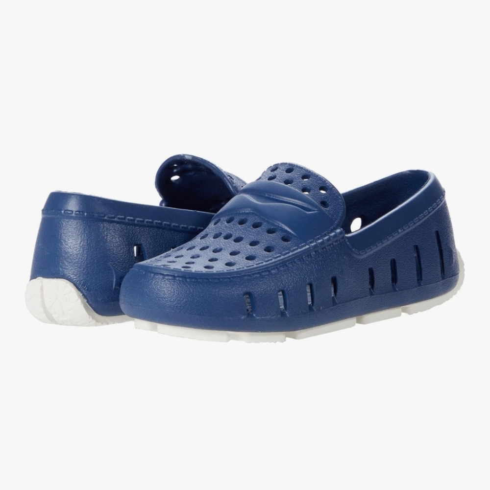 Floafers Navy And White Boat Shoes